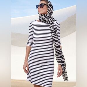 Saint James Anti-UV Propriano Dress Breton Striped XS